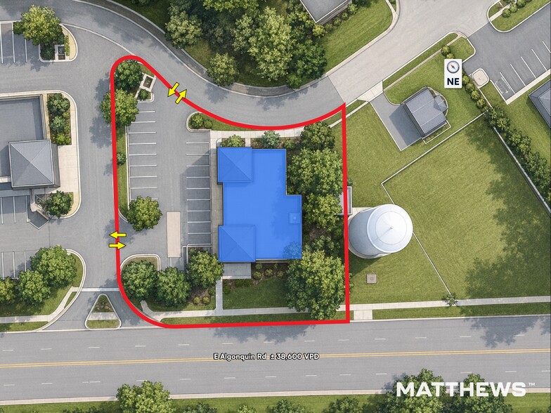 1100-1140 Algonquin Rd, Algonquin, IL à vendre - Photo du bâtiment - Image 3 de 3