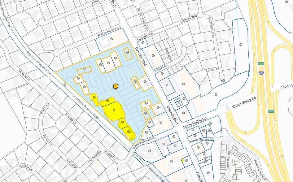 180-230 Alamo Plz, Alamo, CA for lease - Plat Map - Image 3 of 3