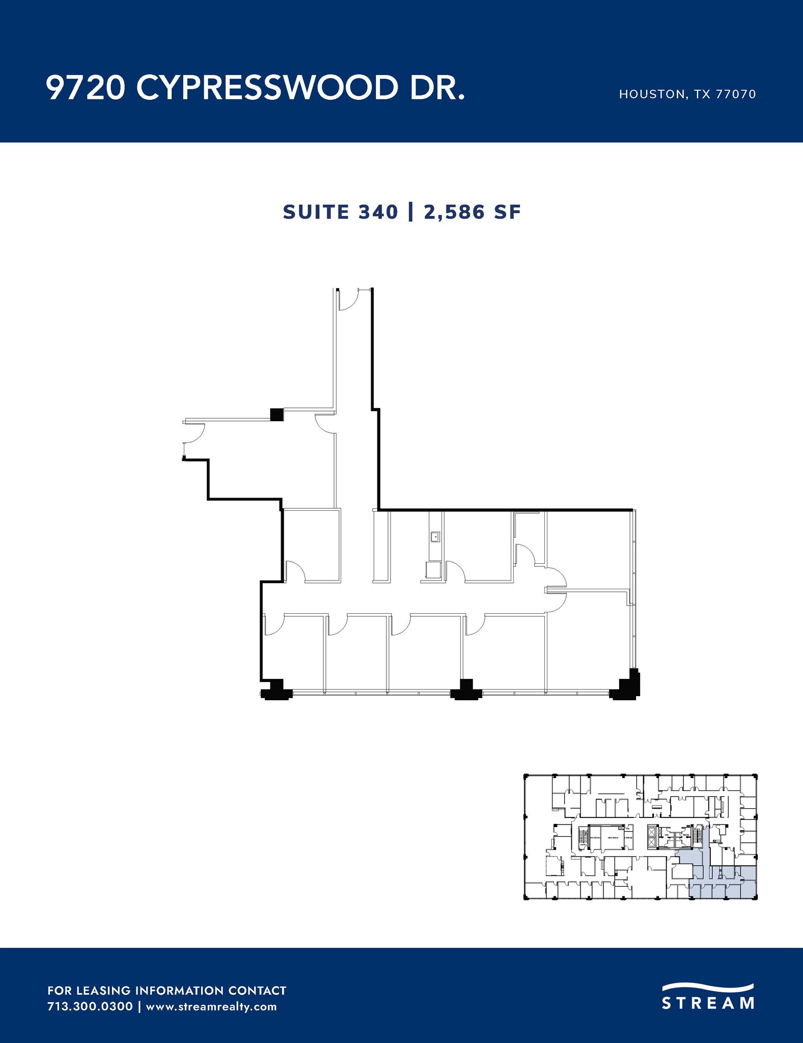 9720 Cypresswood Dr, Houston, TX for lease Floor Plan- Image 1 of 1