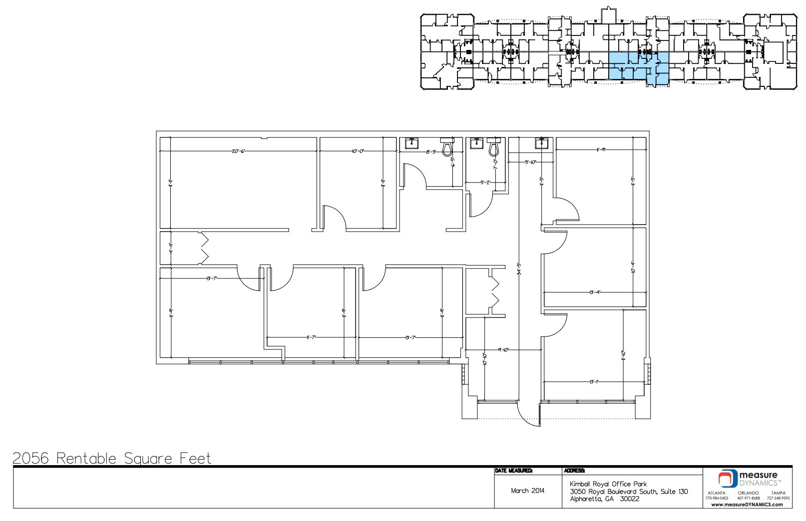 3050 Royal Blvd S, Alpharetta, GA à louer Plan d’étage- Image 1 de 1