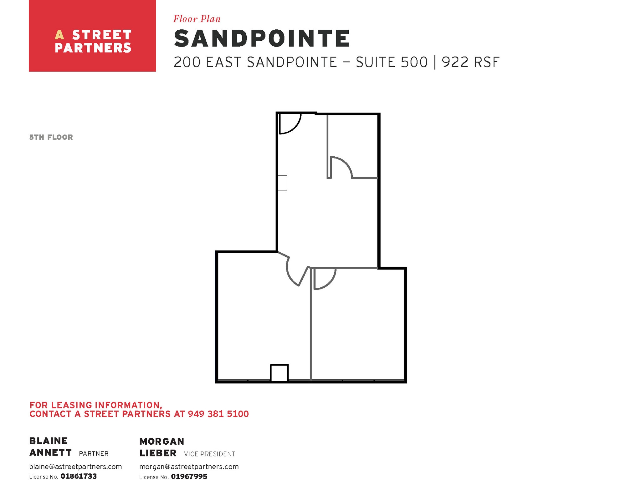 200 E Sandpointe Ave, Santa Ana, CA for lease Floor Plan- Image 1 of 1