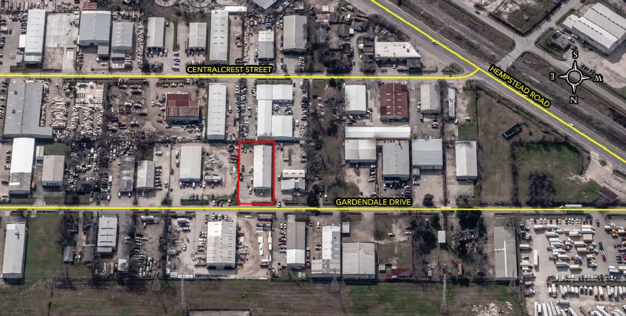 5925 Gardendale Dr, Houston, TX à louer Aérien- Image 1 de 1