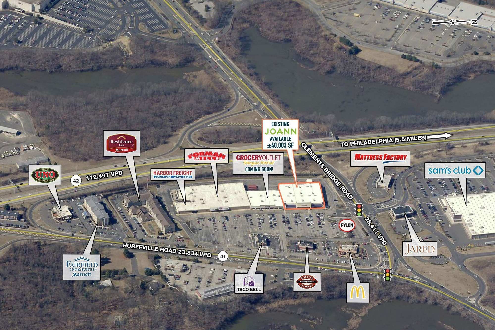 1140 Hurffville Rd, Woodbury, NJ for lease Primary Photo- Image 1 of 4