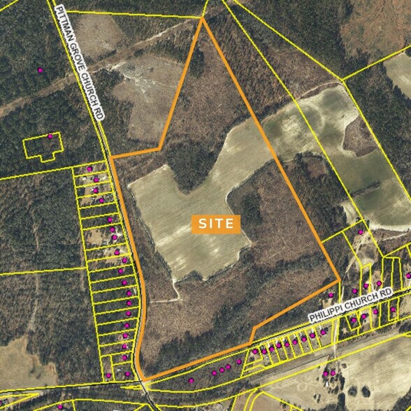 Philippi Church Rd, Raeford, NC à vendre - Aérien - Image 2 de 3