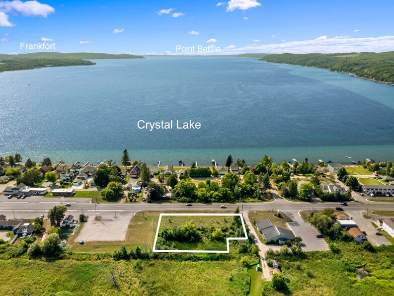 415 Michigan Ave, Beulah, MI for sale - Aerial - Image 1 of 2