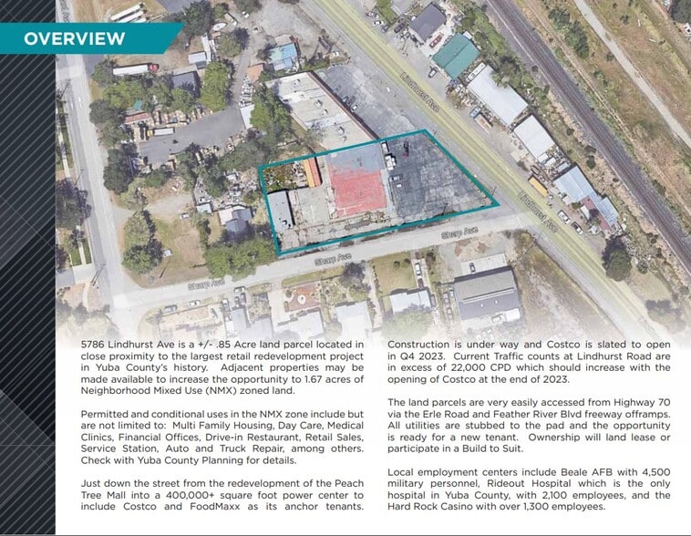 5786 Lindhurst Ave, Linda, CA for lease - Aerial - Image 2 of 3