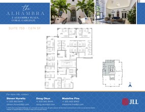 2 Alhambra Plz, Coral Gables, FL à louer Plan de site- Image 1 de 1