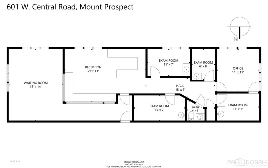 601 W Central Rd, Mount Prospect, IL à louer - Plan de site - Image 1 de 25