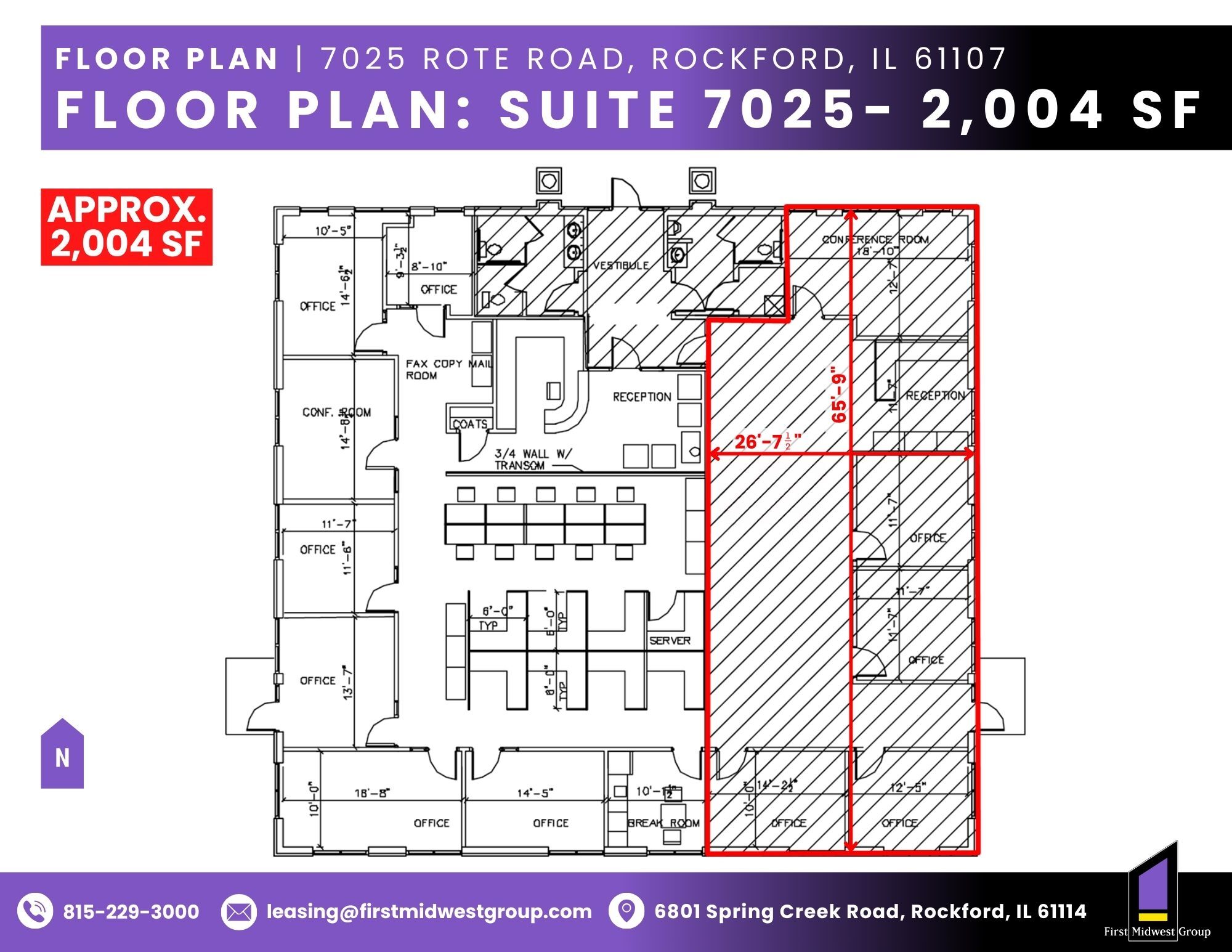 7025 Rote Rd, Rockford, IL for lease Building Photo- Image 1 of 1