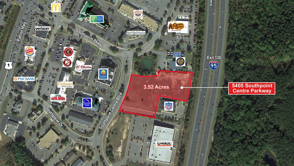 5405 Southpoint Centre Blvd, Fredericksburg, VA à vendre - Photo du bâtiment - Image 2 de 2