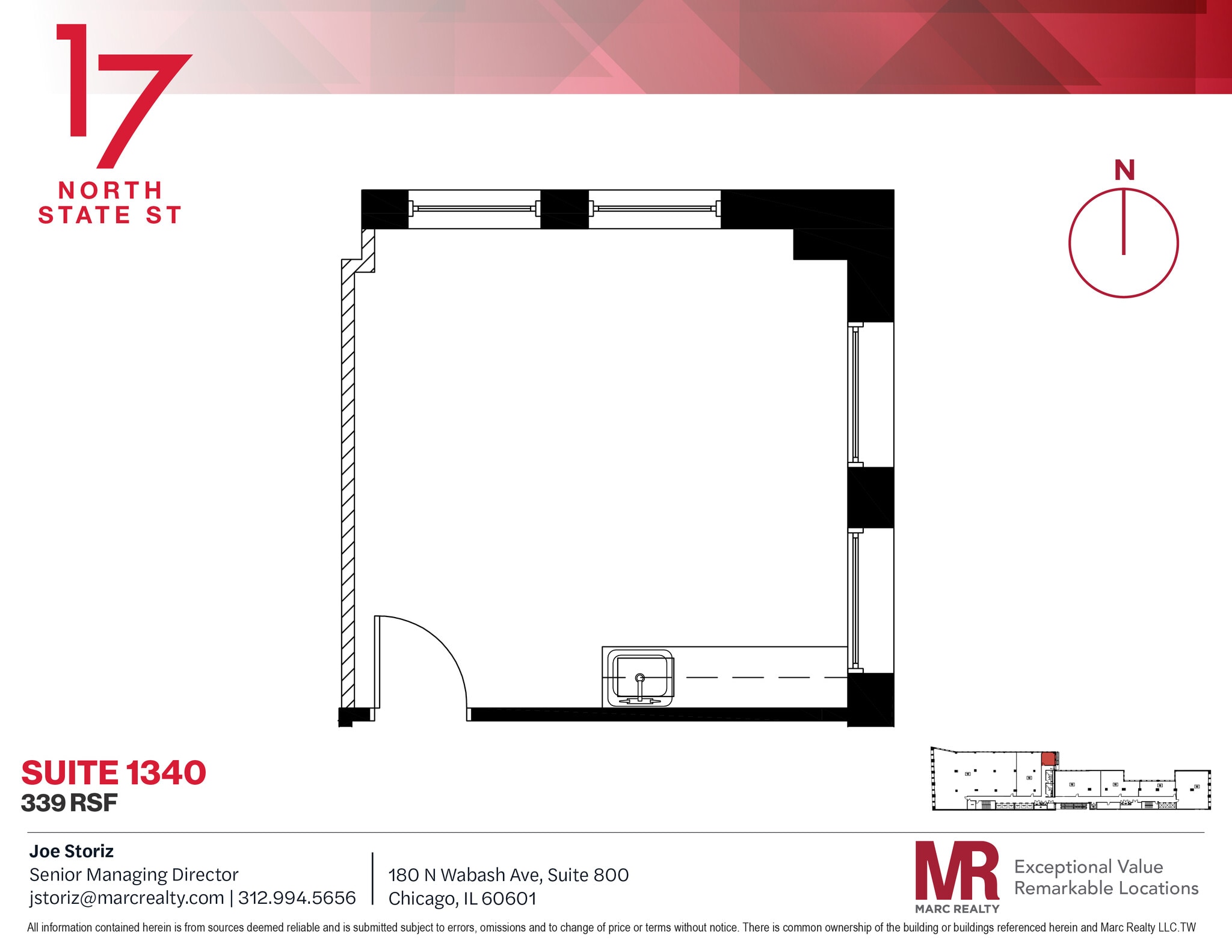 17 N State St, Chicago, IL for lease Floor Plan- Image 1 of 4