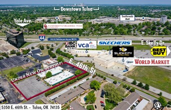 5350 E 46th St, Tulsa, OK - AERIAL  map view - Image1