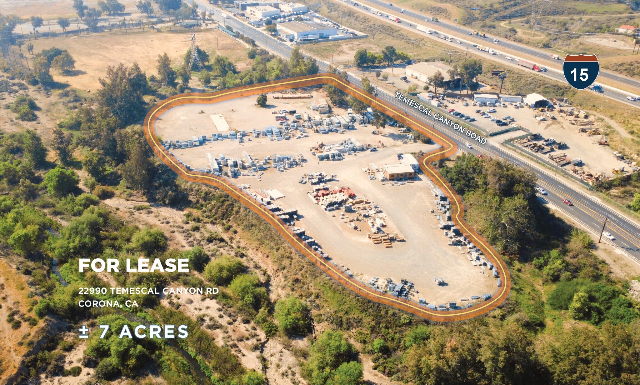 22990 Temescal Canyon Rd, Corona, CA for lease Aerial- Image 1 of 8
