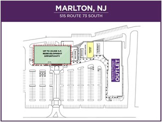 Plus de détails pour 515 Route 73 S, Marlton, NJ - Commerce de détail à louer
