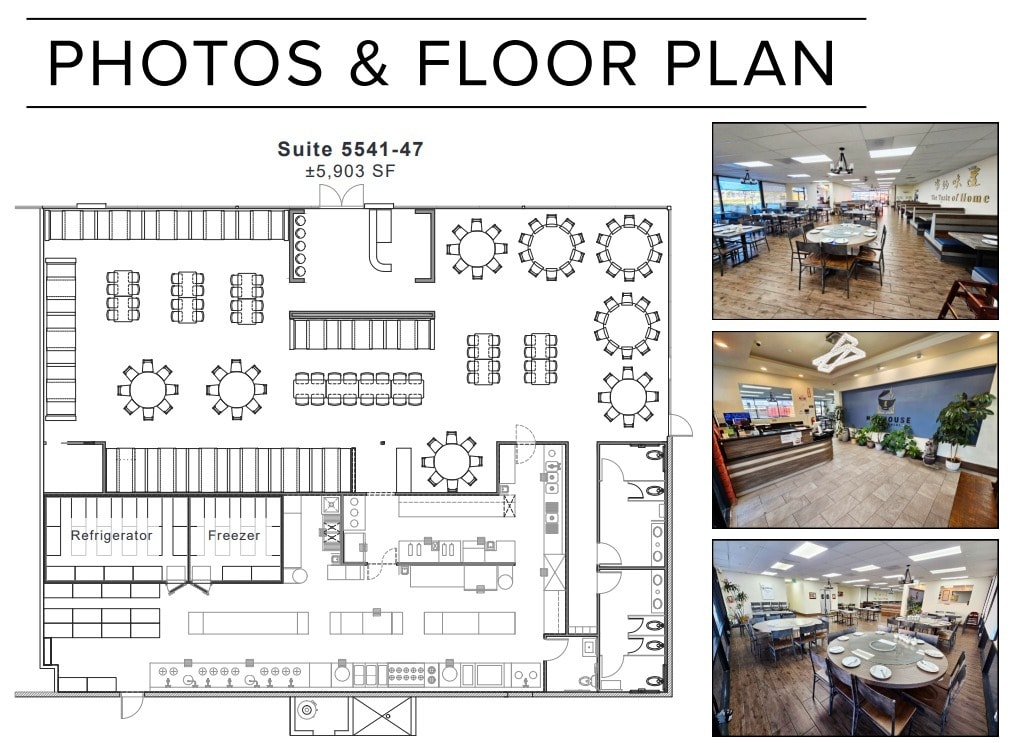 5487-5597 Clairemont Mesa Blvd, San Diego, CA à louer Plan d’étage- Image 1 de 4