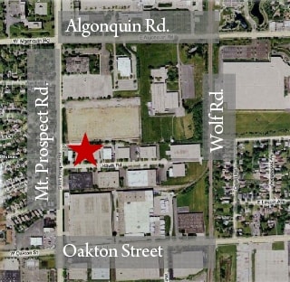 50-60 Rawls Rd, Des Plaines, IL for lease - Aerial - Image 2 of 6