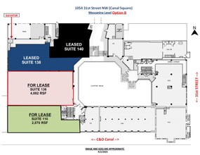 1054-1066 31st St NW, Washington, DC for lease Floor Plan- Image 1 of 10