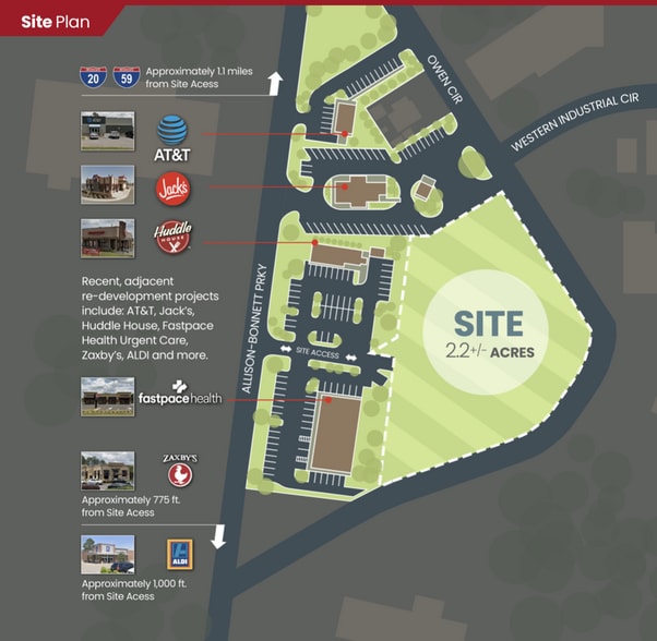 2731 Allison Bonnett Memorial Dr, Hueytown, AL for sale - Site Plan - Image 2 of 2