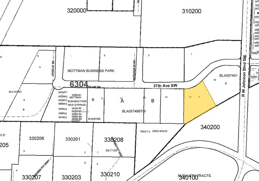 2865 37th Ave SW, Tumwater, WA à vendre - Plan cadastral - Image 3 de 3