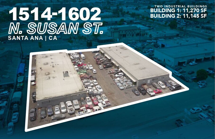 1514-1602 N Susan St., Santa Ana portefeuille de 2 propriétés à vendre sur LoopNet.ca - Photo du bâtiment - Image 2 de 4