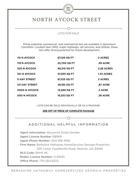 000 Aycock St, Carrollton, GA for sale - Other - Image 2 of 3