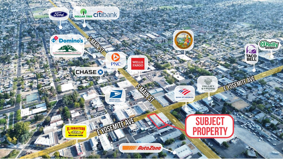 116-118 W Yosemite Ave, Manteca, CA à vendre - Photo du bâtiment - Image 2 de 9