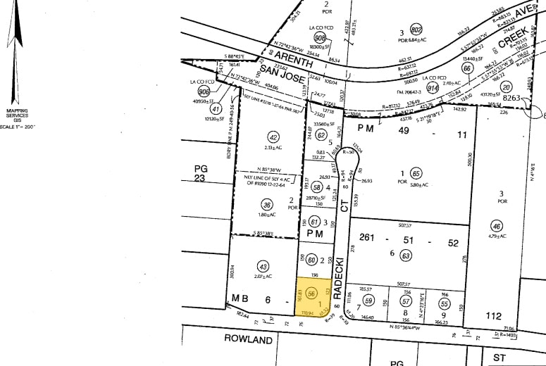 17665 Rowland St, City Of Industry, CA for sale - Plat Map - Image 2 of 35