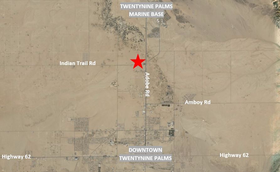 73460 Indian Trail, Twentynine Palms, CA à vendre Photo du bâtiment- Image 1 de 5