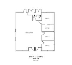 3100 De la Cruz Blvd, Santa Clara, CA for lease Floor Plan- Image 1 of 1
