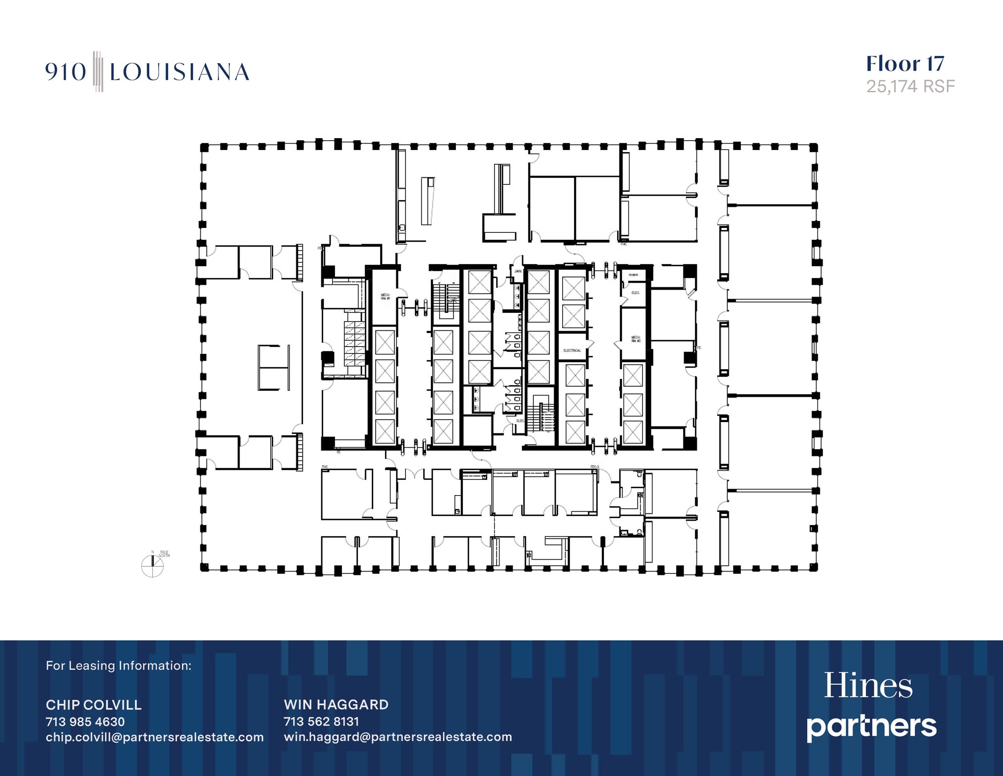 910 Louisiana St, Houston, TX à louer Plan d’étage- Image 1 de 1