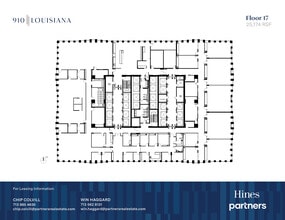 910 Louisiana St, Houston, TX à louer Plan d’étage- Image 1 de 1