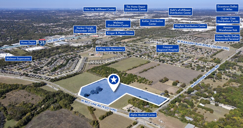 1001 N Houston School Rd, Lancaster, TX à vendre - Photo du bâtiment - Image 3 de 4