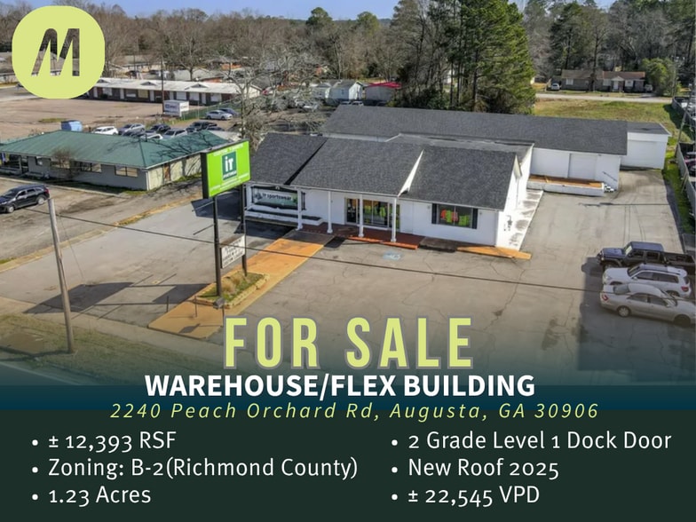 2440 Peach Orchard Rd, Augusta, GA à vendre - Photo du bâtiment - Image 1 de 47