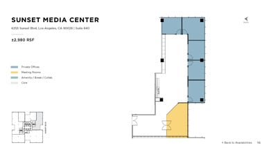 6255 W Sunset Blvd, Los Angeles, CA for lease Floor Plan- Image 1 of 1