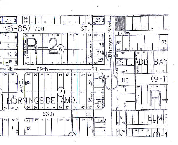 7001 Biscayne Blvd, Miami, FL à vendre Plan cadastral- Image 1 de 1