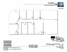 10333 Richmond Ave, Houston, TX à louer Plan d  tage- Image 1 de 2