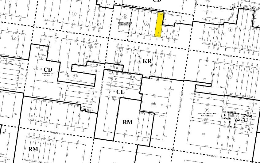 711 King St, Alexandria, VA à louer - Plan cadastral - Image 3 de 3