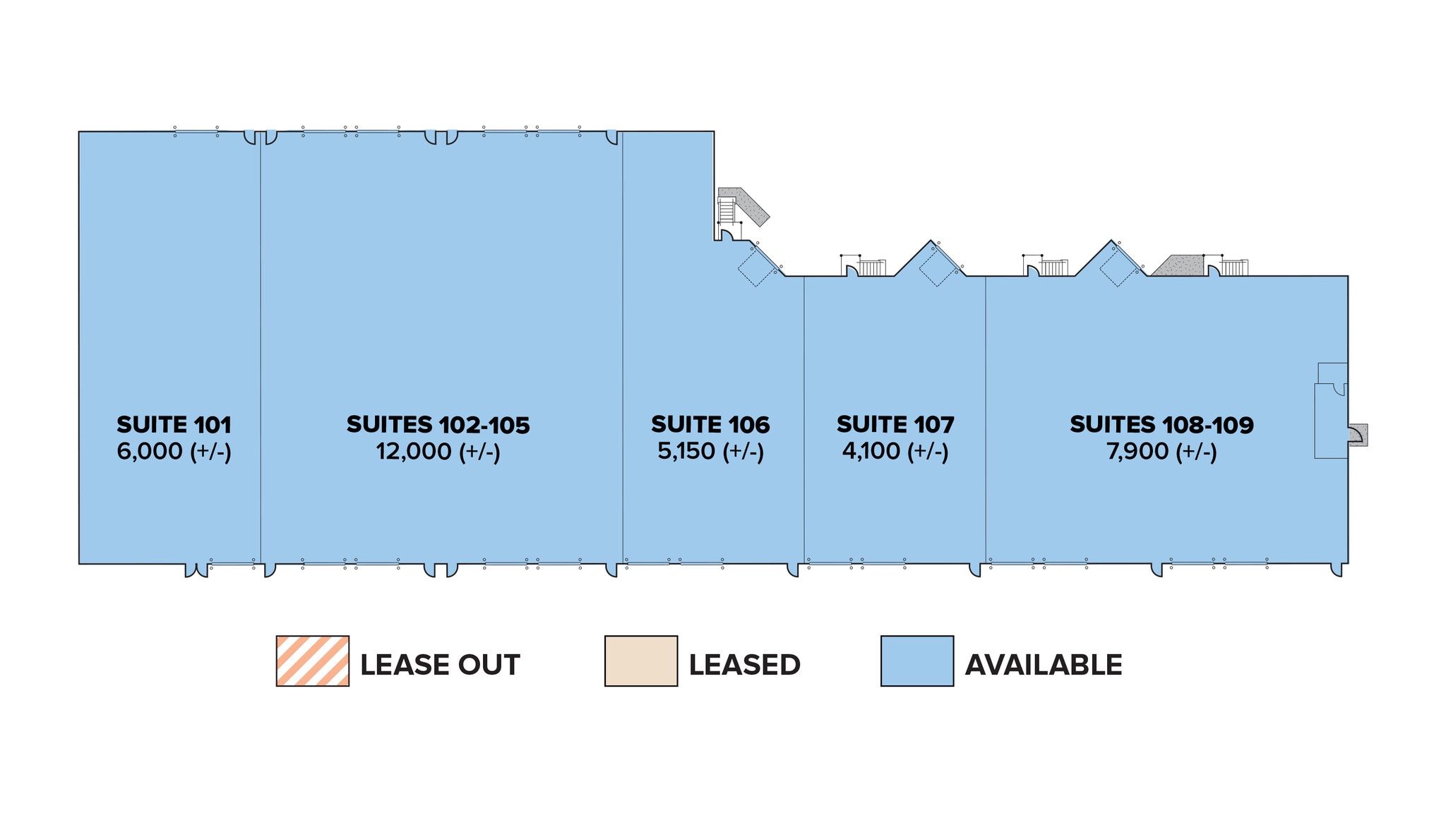 115 River Road, Flemington, NJ for lease Floor Plan- Image 1 of 3