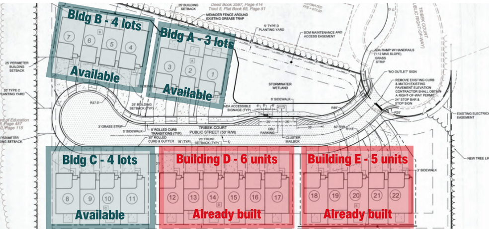 2301 Tribek Ct, Burlington, NC à vendre - Plan de site - Image 1 de 3