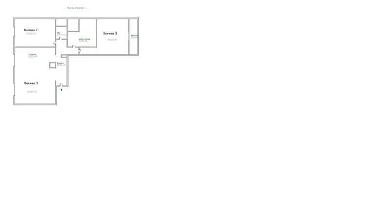 Office in Décines-Charpieu for sale - Floor Plan - Image 1 of 1
