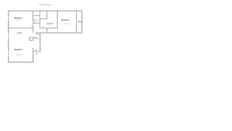 Bureau dans Décines-Charpieu à vendre Plan d’étage- Image 1 de 2