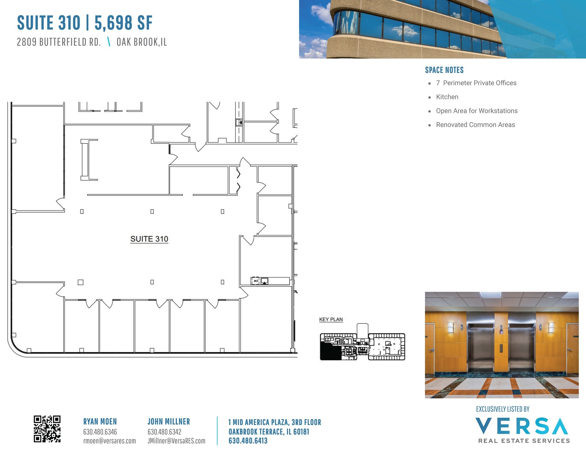2707 Butterfield Rd, Oak Brook, IL for lease Floor Plan- Image 1 of 1