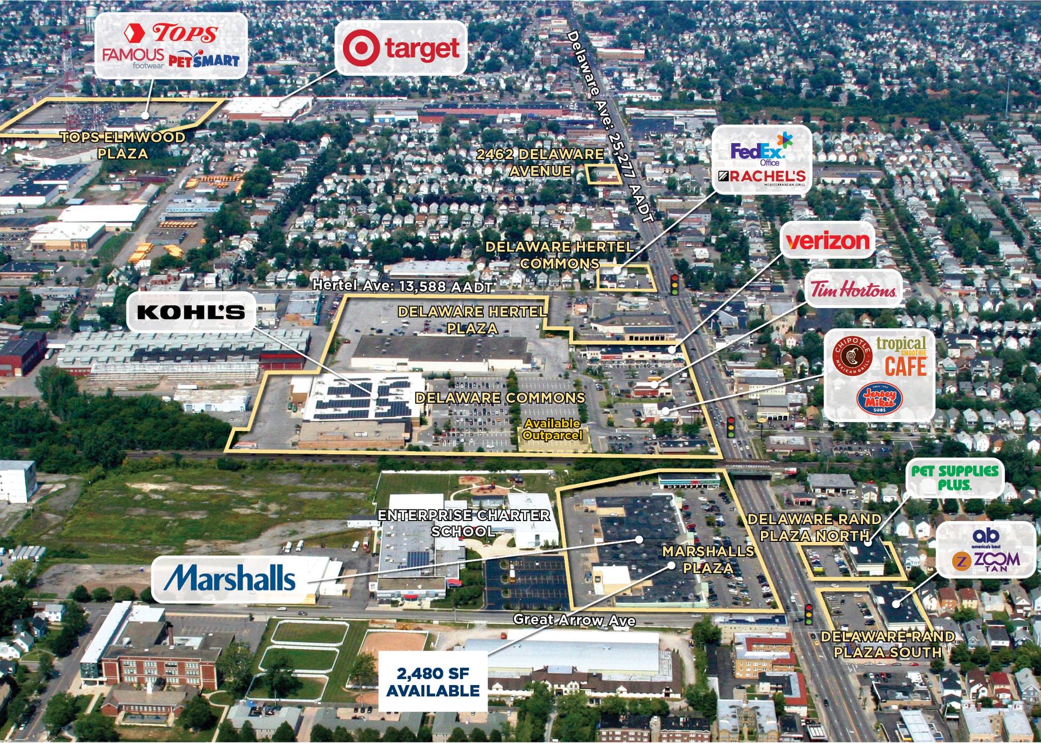 2150 Delaware Ave, Buffalo, NY à louer Photo du bâtiment- Image 1 de 1