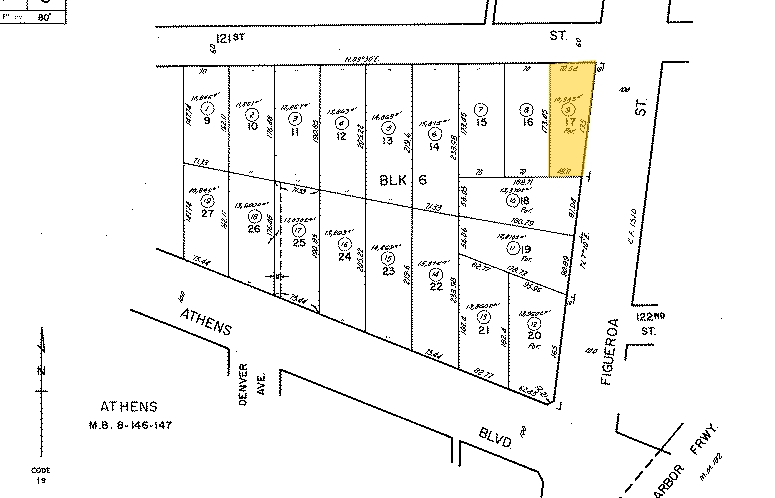 12111 S Figueroa St, Los Angeles, CA for sale - Plat Map - Image 2 of 28