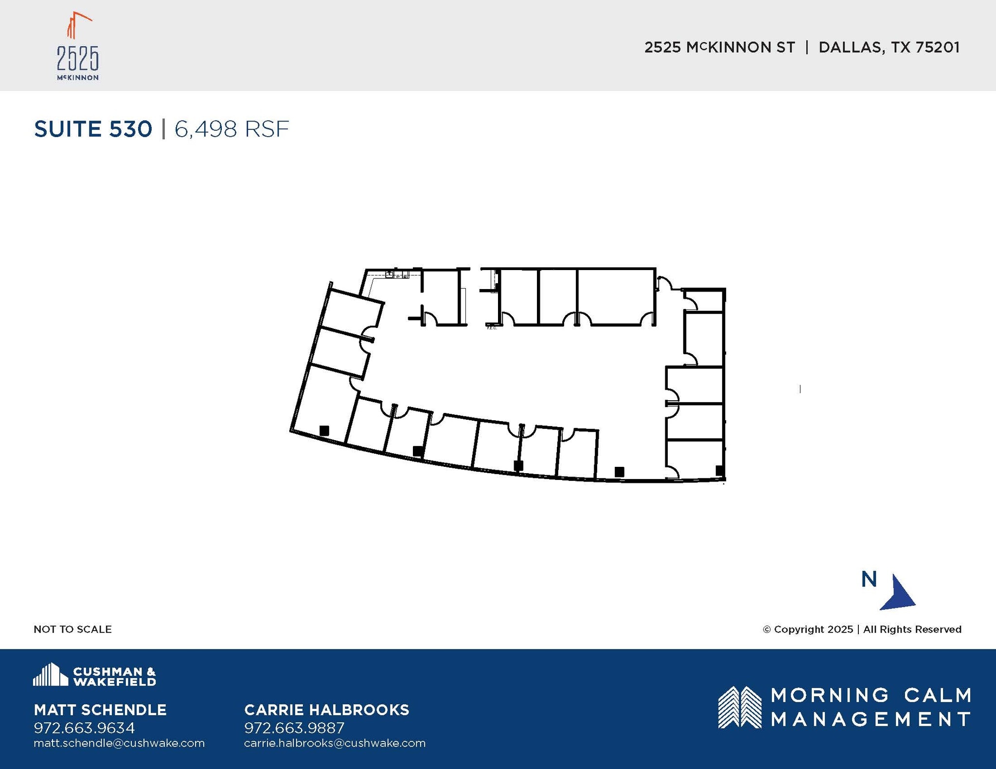 2525 McKinnon St, Dallas, TX for lease Floor Plan- Image 1 of 1