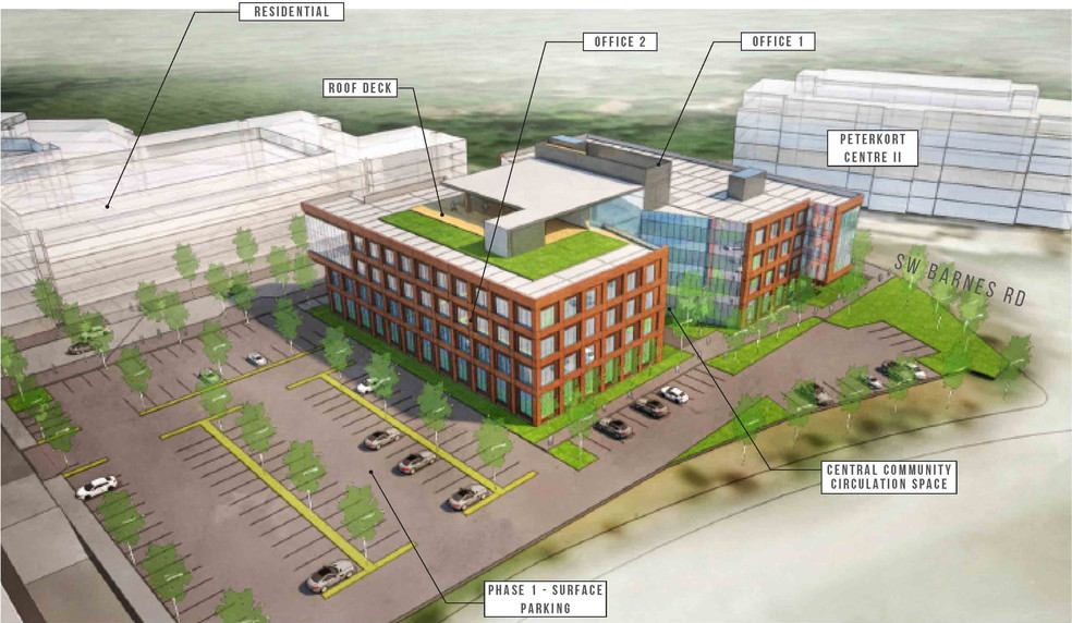 SW Barnes Rd & Sunset Transit Center Rd, Portland, OR à louer - Plan de site - Image 1 de 11