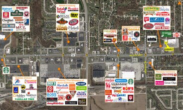 9140-9210 Rockville Rd, Indianapolis, IN - Aerial  map view