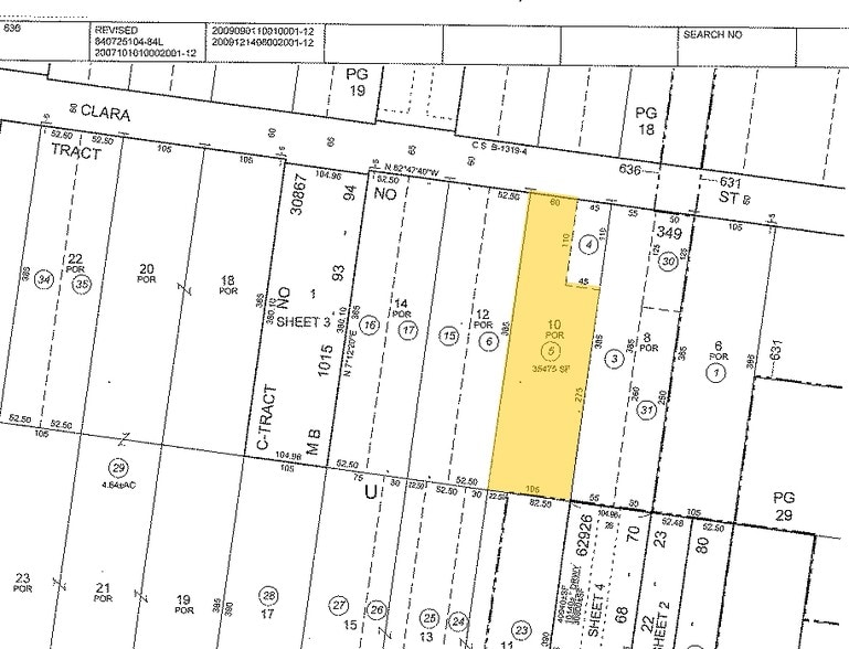 4434-4436 Clara St, Cudahy, CA for sale - Plat Map - Image 2 of 9