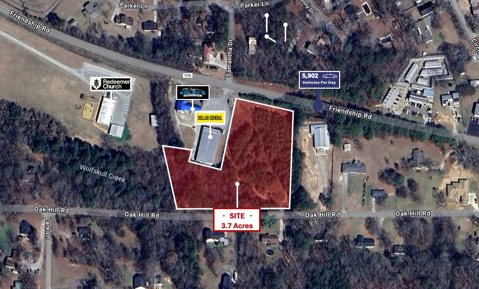 1800 Friendship Rd, Oxford, AL à vendre Photo du bâtiment- Image 1 de 2