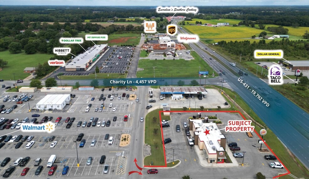 14637 Highway 231 431 N, Hazel Green, AL for sale - Building Photo - Image 3 of 8